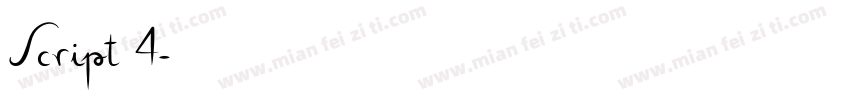 Script 4字体转换